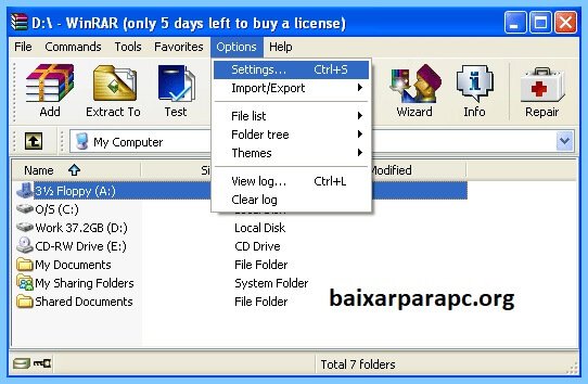 WinRAR Crackeado