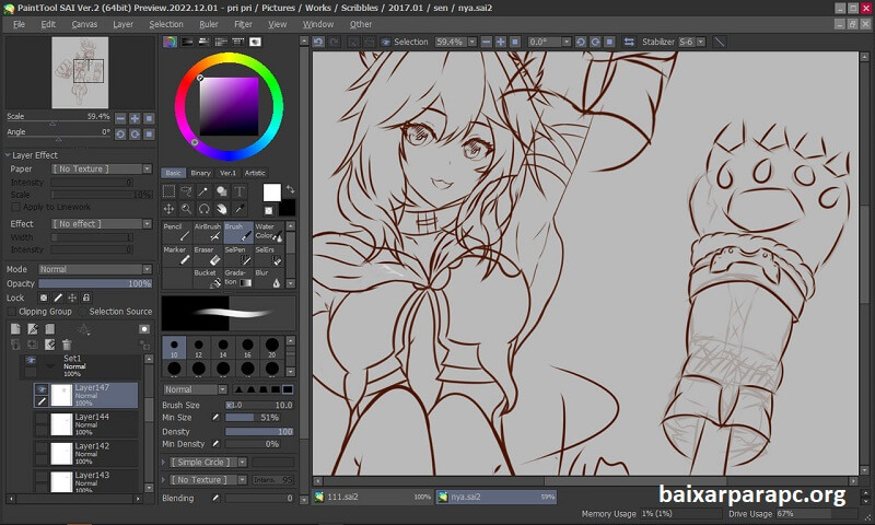 Paint Tool Sai Crackeado